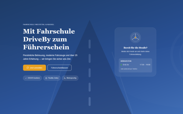 Fahrschule Website Demo